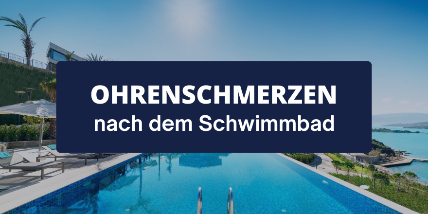 Ehnert-Blog-Beitragsbild-Ohrenschmerzen-nach-dem-Schwimmen Das Beitragsbild von Hörgeräte Ehnert zeigt ein Schwimmbad mit dem Titel "Ohrenschmerzen nach dem Schwimmbad".